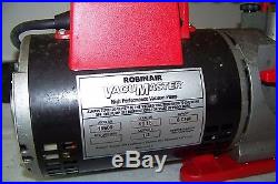 RobinAir Vacumaster 15600 2 Stage Vacuum Pump W Box