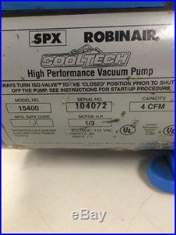 Robinair 15400 Cooltech High Performance Vacuum Pump
