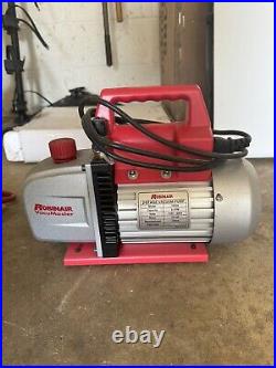 Robinair 15500 VacuMaster Economy 5CFM 2-Stage Vacuum Pump Pneumatic Works Great