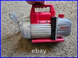 Robinair 15500 VacuMaster Economy 5CFM 2-Stage Vacuum Pump Pneumatic Works Great