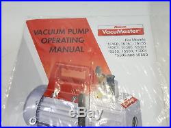 Robinair 15800 VacuMaster Economy Vacuum Pump 2-Stage, 8 CFM
