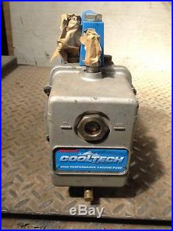 Robinair Cooltech 15600 Two Stage 1/2HP Vacuum Pump 1725RPM 6CFM 1PH 115V