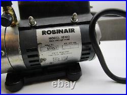 Robinair High Vacuum Pump Single Stage Direct Drive Model 15100 free ship USA