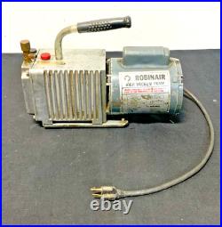 Robinair Model 15102-B High Vacuum Pump Motor 115V 60HZ 6.2A 3 CFM HVAC 43E