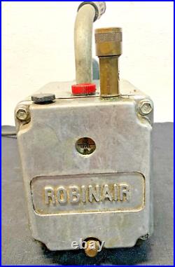 Robinair Model 15102-B High Vacuum Pump Motor 115V 60HZ 6.2A 3 CFM HVAC 43E