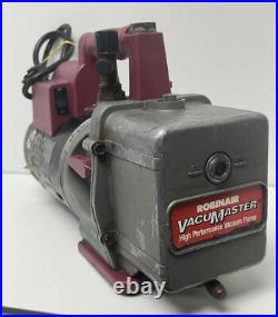 Robinair Vacumaster 4 CFM High Performance Vacuum Pump 15400