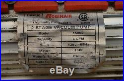 Robinaire Model 15800 1 Phase 120V 7.1A 1 Hp Vacuum Pump 8CFM