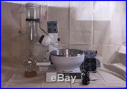 Rotovap Buchi R 124, Water bath B480, Cold Trap, Vacuum pump