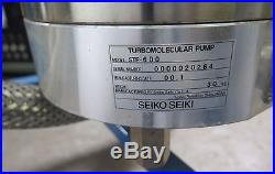 SEIKO SEIKI Turbo Molecular Pump STP-600 SS High Vacuum Chamber 6 Controller