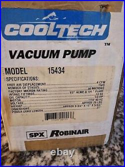 SPX Robinair 15434 CoolTech Vacuum Pump 2-Stage 4 CFM