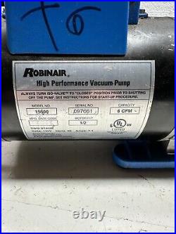SPX Robinair 15600 Cooltech Performance Vacuum Pump 6 CFM 1/2 HP
