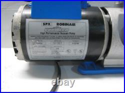 SPX Robinair Cooltech High Performance Vacuum Pump Model 15400, 4CFM, BTA48RC SPX Robinair Cooltech High Performance Vacuum Pump Model 15400, 4CFM, BTA48RC