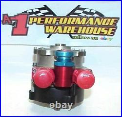 STAR Hex Billet Aluminum Vacuum Pump with (2) -12 AN Outlets Drag Car Gasser