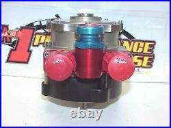 STAR Hex Billet Aluminum Vacuum Pump with (2) -12 AN Outlets Drag Car Gasser