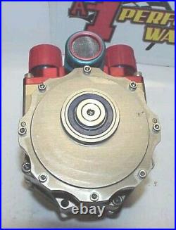 STAR Hex Billet Aluminum Vacuum Pump with (2) -12 AN Outlets Drag Car Gasser