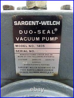 Sargent-Welch 1405 Duo-Seal Vacuum Pump