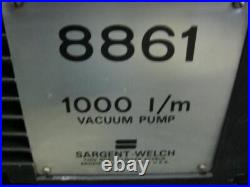 Sargent-Welch DirecTorr Vacuum Pump 2 HP 230 Volt 3 Phase