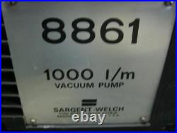 Sargent-Welch DirecTorr Vacuum Pump 2 HP 230 Volt 3 Phase