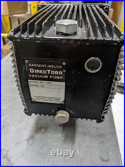 Sargent-Welch DirecTorr Vacuum Pump Model 8811 Power Tested