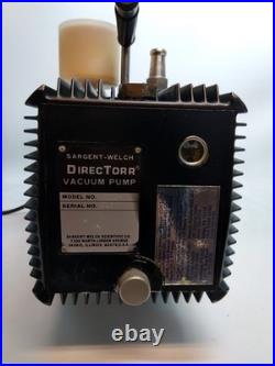 Sargent-Welch DirecTorr Vacuum Pump Model 8821Z Franklin Electric 115/230V 60/50