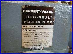 Sargent-Welch Duo-Seal vacuum pump Model 1405