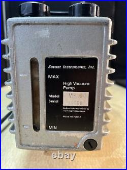 Savant Instruments VP 100 Two Stage High Vacuum Pump withFranklin 1/2HP Motor