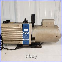 Savant VP100 Two Stage Rotary Vane Vacuum Pump 10 mTorr micron Tested