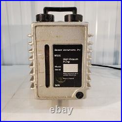 Savant VP100 Two Stage Rotary Vane Vacuum Pump 10 mTorr micron Tested