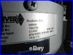 Seimens Anver Vacuum Lifting Regenerative Pump VB9HV 5.5 KW Used/Pulled 3500 RPM