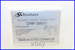 Shibaura DRP-360 III Vacuum Pump 360 l/min 0.067 Pa 1Hp 220v 3Ph Motor