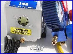 Snap-on Automotive Air Conditioning Gauge Set & Vacuum Pump