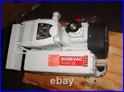 Sogevac Sv 40 Bi Vacuum Pump 1.5 Kw