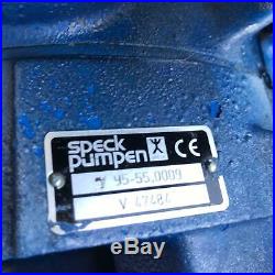 Speck Pumpen V-95-55.0010 Liquid Ring Vacuum Pump 33 Mbar 70m3/h