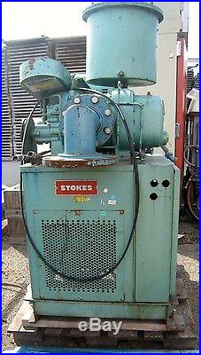 Stokes Model 212H-11 Vacuum Pump withRoots Model 38-RGS Rotary Lobe Booster Pump