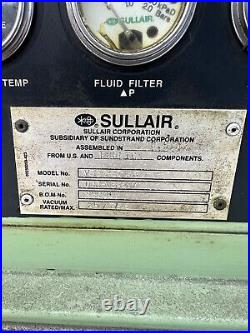 Sullair Rotary Screw Vacuum Pump System Model Vs-16