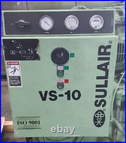 Sullair Vs-10 Rotary Screw Vacuum Pump System Vs1q-15 Ac