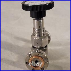 Swagelok SS-4BK-TW Needle Valve 1.33 CF Conflat DN16CF Flange SS Manual Vacuum