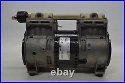 THOMAS 2688CE44 Piston Vacuum Pump, 0.333 hp