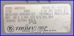 THOMAS 607CA32 Piston Air Compressor Vacuum Pump Motor