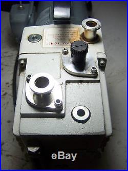 TRIVAC VACUUM PUMP MODEL D2A 1/3 HP 115/230 VOLT
