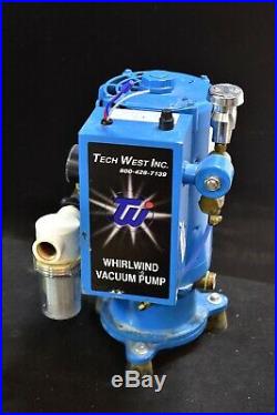 Tech West VPL3SS Dental Vacuum Pump System Operatory Suction Unit