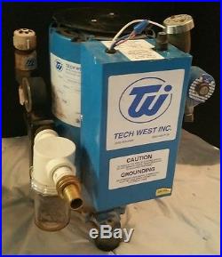 Tech West WVPS-1 Dental Vacuum Pump Two room / 1 hp