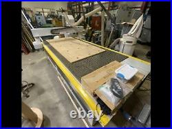 Technocnc 5' X 10' Cnc Router With Vacuum Hold Down Pump And Dust Collector