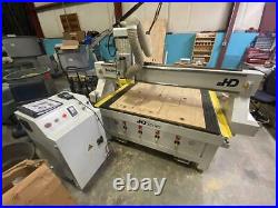 Technocnc 5' X 10' Cnc Router With Vacuum Hold Down Pump And Dust Collector