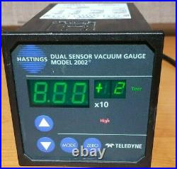 Teledyne Hastings HPM-2002 Digital Dual Vacuum Digital Gauge with RS232 Option