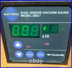 Teledyne Hastings HPM-2002 Digital Dual Vacuum Digital Gauge with RS232 Option