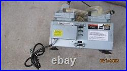 Tested working Gast daa-v715a-eb twin cylinder high capacity vacuum pump