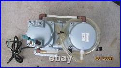 Tested working Gast daa-v715a-eb twin cylinder high capacity vacuum pump