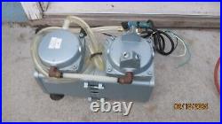 Tested working Gast daa-v715a-eb twin cylinder high capacity vacuum pump