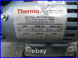 Thermo Andersen 10-709 115V N6 Bioaerosol Sampler Lab Vacuum Pump Free Shipping